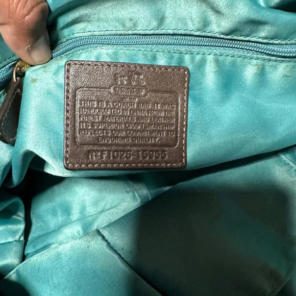 Coach Brown Leather Madison Satchel F1026 15955 Brass Hardware - Picture 8 of 10